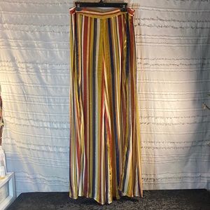 P.Cill Size Large Long Side Slit Harem Pants